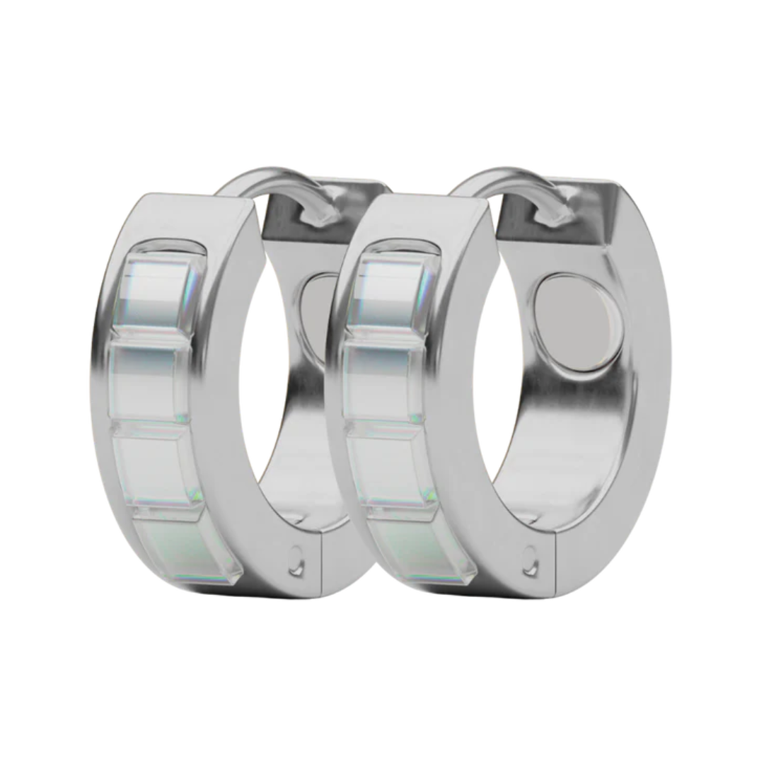 Harmony Silver Hoop Earrings